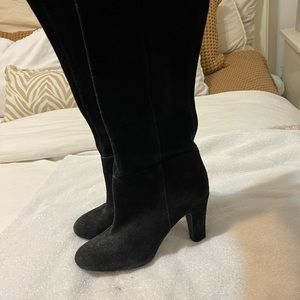 COPY - Jessica Simpson knee-high suede boots and Steve Madden shoes